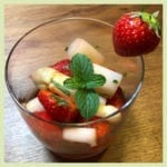 Spargel-Erdbeer-Salat mit Minze